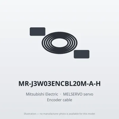 MR-J3W03ENCBL20M-A-H Mitsubishi MELSERVO servo Encoder cable