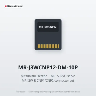 MR-J3WCNP12-DM-10P Mitsubishi MELSERVO servo MR-J3W-B CNP1/CNP2 connector set