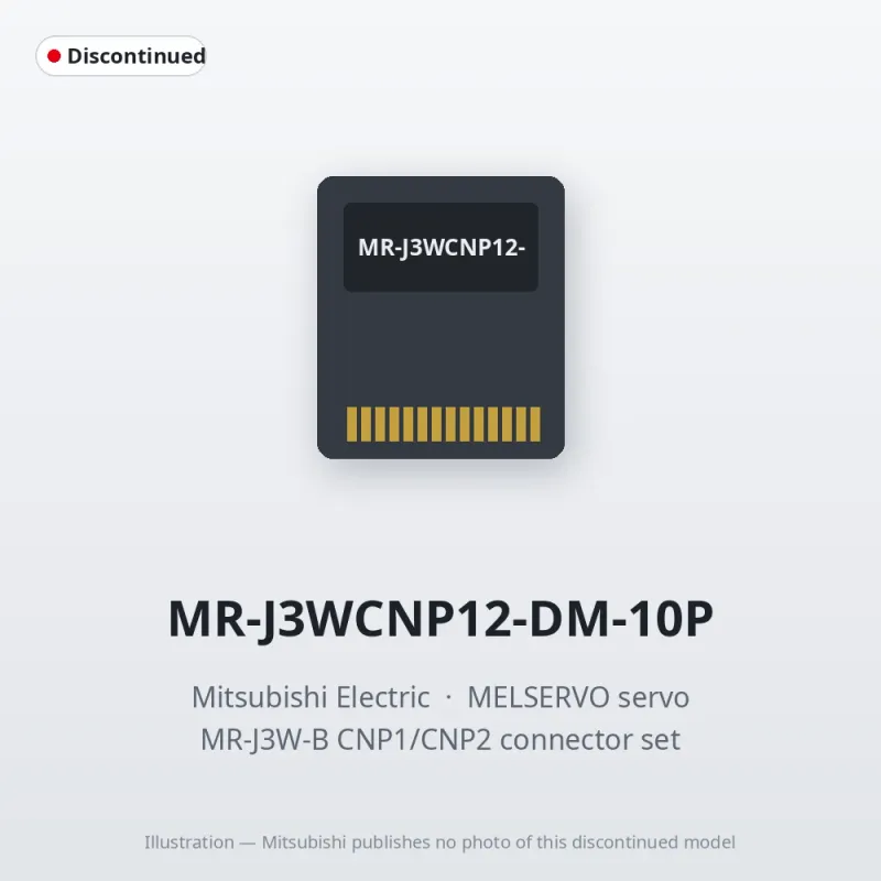 MR-J3WCNP12-DM-10P Mitsubishi MELSERVO servo MR-J3W-B CNP1/CNP2 connector set
