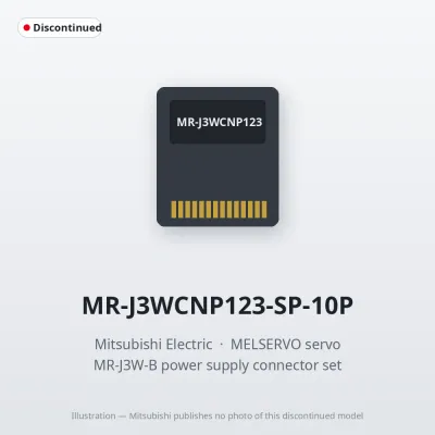 MR-J3WCNP123-SP-10P Mitsubishi MELSERVO servo MR-J3W-B power supply connector set