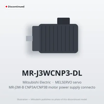 MR-J3WCNP3-DL Mitsubishi MELSERVO servo MR-J3W-B CNP3A/CNP3B motor power supply connector set