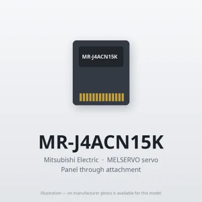 MR-J4ACN15K Mitsubishi MELSERVO servo Panel through attachment