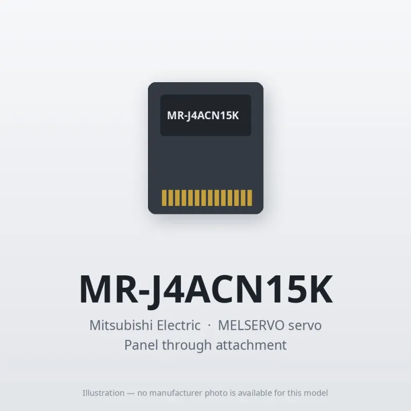 MR-J4ACN15K Mitsubishi MELSERVO servo Panel through attachment
