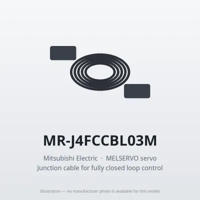 MR-J4FCCBL03M Mitsubishi MELSERVO servo Junction cable for fully closed loop control