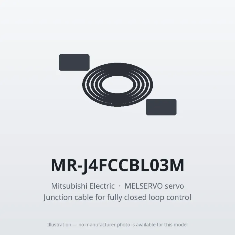 MR-J4FCCBL03M Mitsubishi MELSERVO servo Junction cable for fully closed loop control
