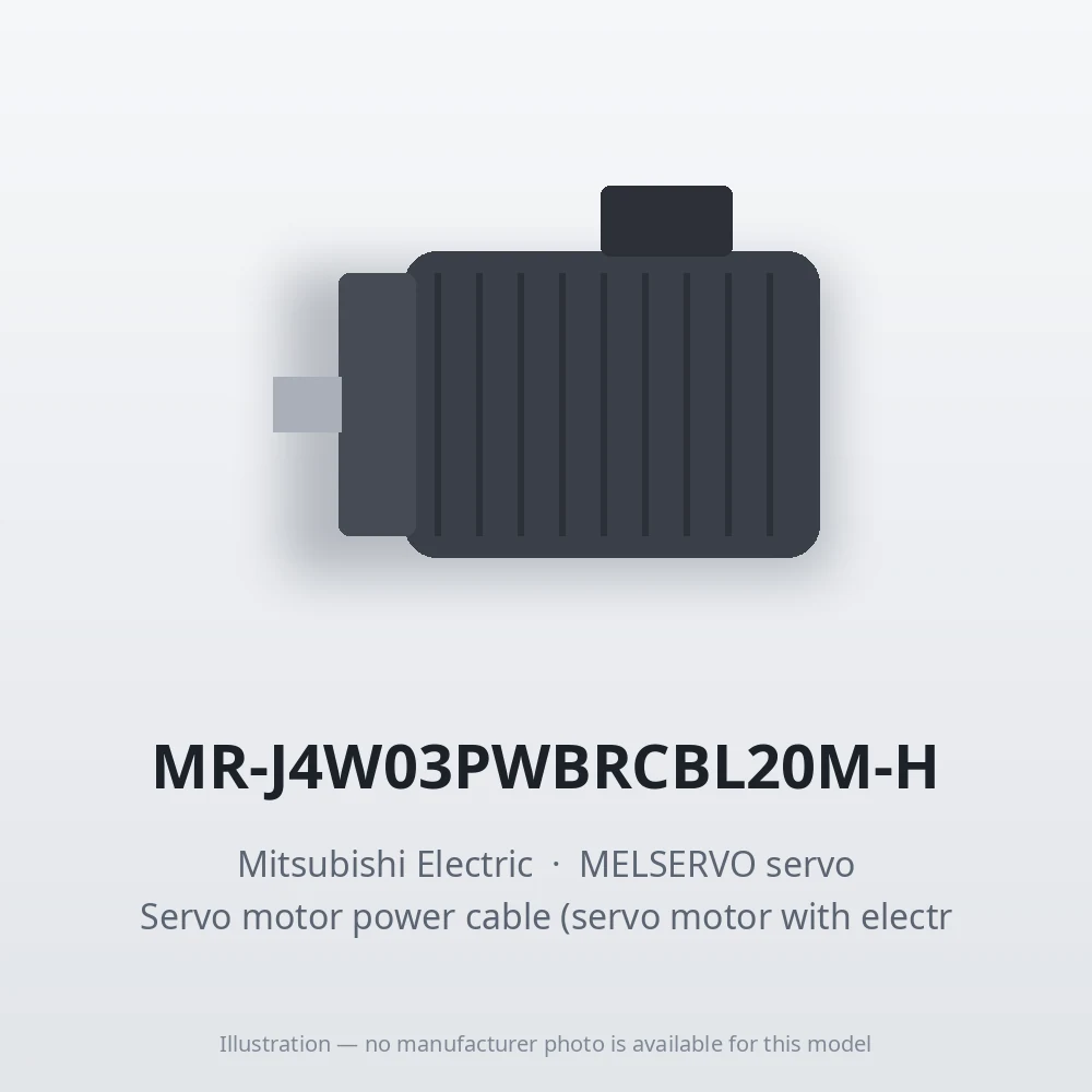 MR-J4W03PWBRCBL20M-H