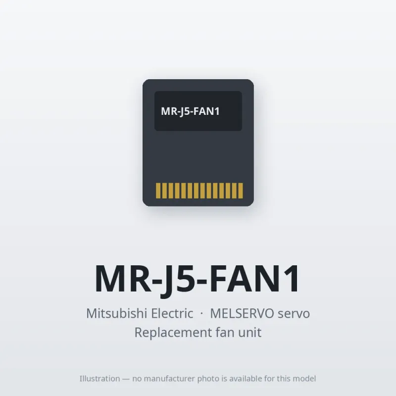 MR-J5-FAN1 Mitsubishi MELSERVO servo Replacement fan unit