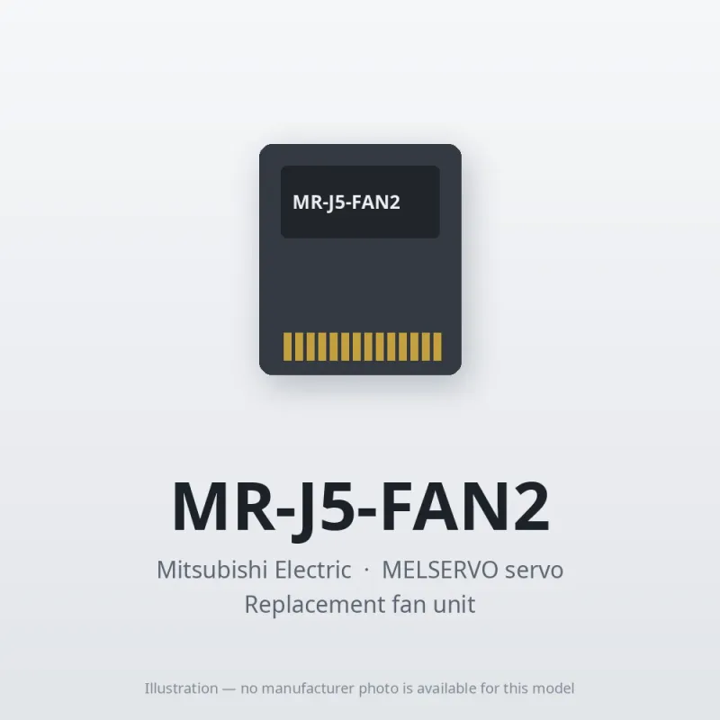 MR-J5-FAN2 Mitsubishi MELSERVO servo Replacement fan unit