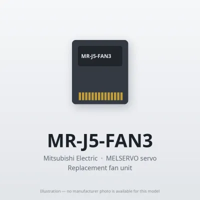 MR-J5-FAN3 Mitsubishi MELSERVO servo Replacement fan unit