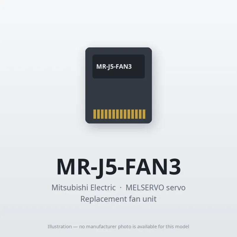 MR-J5-FAN3 Mitsubishi MELSERVO servo Replacement fan unit