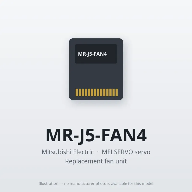 MR-J5-FAN4 Mitsubishi MELSERVO servo Replacement fan unit