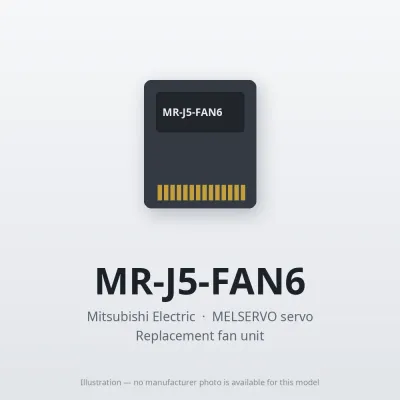 MR-J5-FAN6 Mitsubishi MELSERVO servo Replacement fan unit
