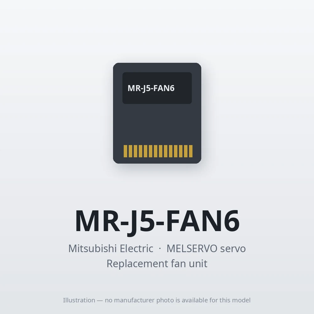 MR-J5-FAN6 Mitsubishi MELSERVO servo Replacement fan unit