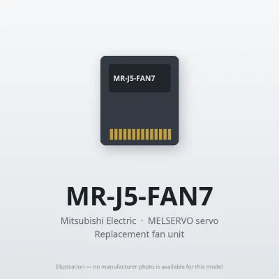 MR-J5-FAN7 Mitsubishi MELSERVO servo Replacement fan unit