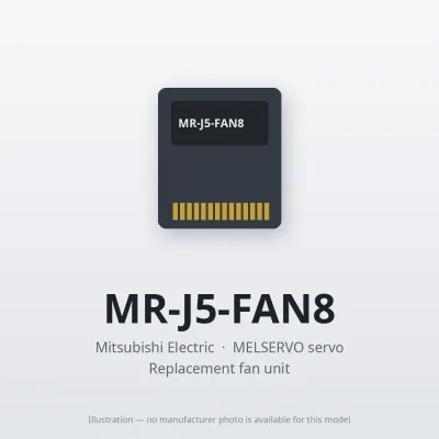 MR-J5-FAN8 Mitsubishi MELSERVO servo Replacement fan unit