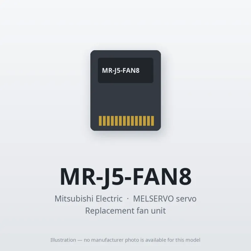 MR-J5-FAN8 Mitsubishi MELSERVO servo Replacement fan unit