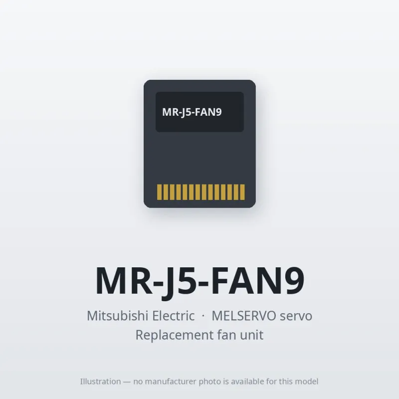 MR-J5-FAN9 Mitsubishi MELSERVO servo Replacement fan unit