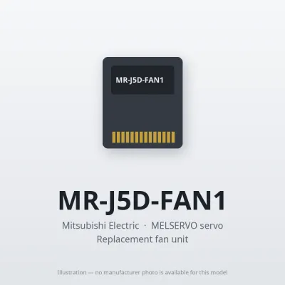 MR-J5D-FAN1 Mitsubishi MELSERVO servo Replacement fan unit