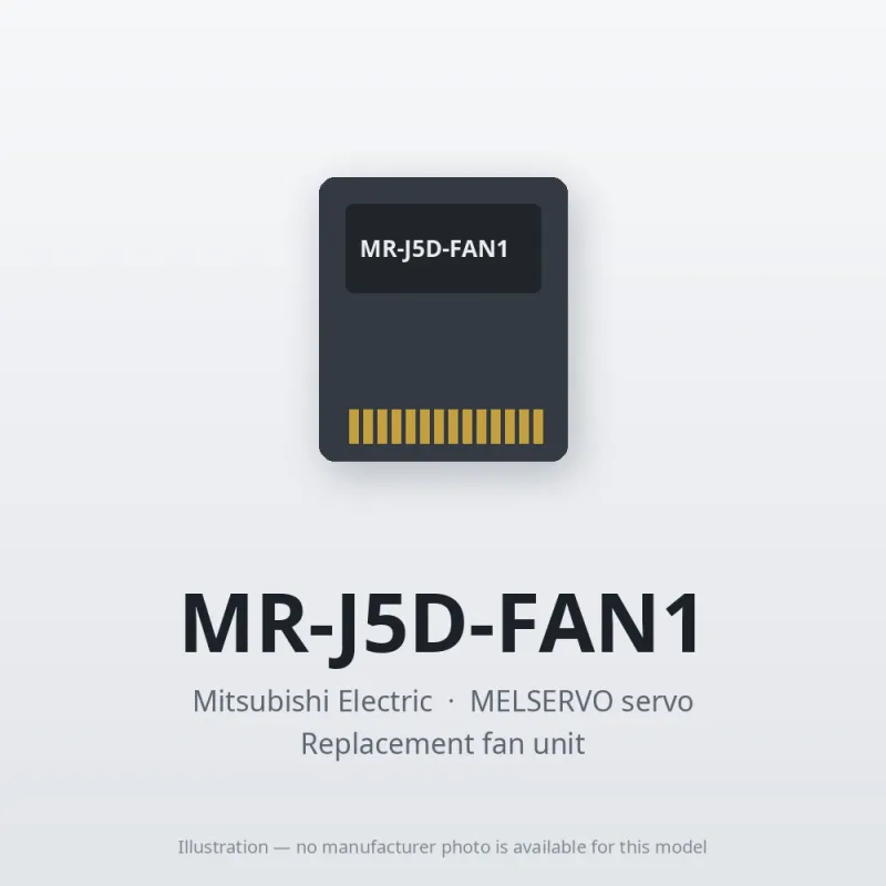 MR-J5D-FAN1 Mitsubishi MELSERVO servo Replacement fan unit