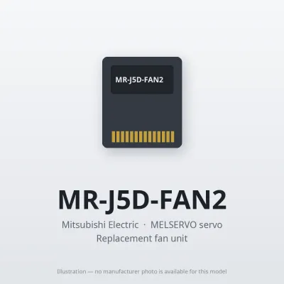 MR-J5D-FAN2 Mitsubishi MELSERVO servo Replacement fan unit