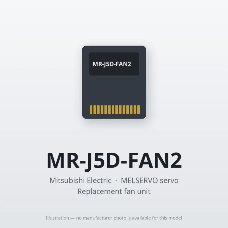 MR-J5D-FAN2 Mitsubishi MELSERVO servo Replacement fan unit
