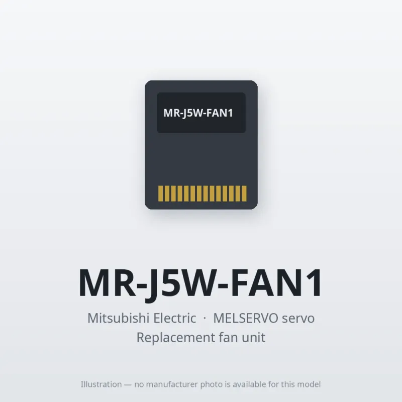 MR-J5W-FAN1 Mitsubishi MELSERVO servo Replacement fan unit