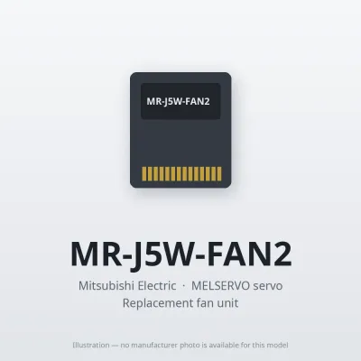 MR-J5W-FAN2 Mitsubishi MELSERVO servo Replacement fan unit