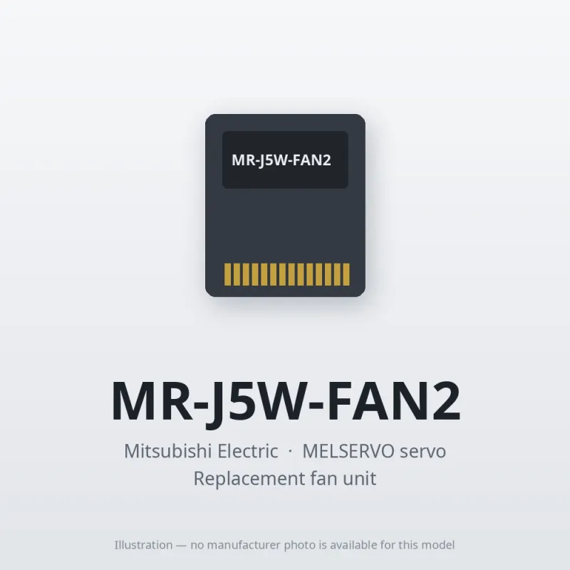 MR-J5W-FAN2 Mitsubishi MELSERVO servo Replacement fan unit