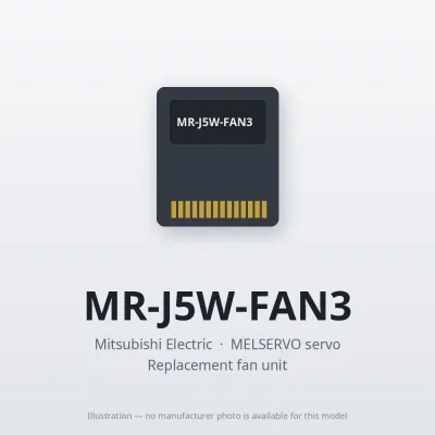 MR-J5W-FAN3 Mitsubishi MELSERVO servo Replacement fan unit