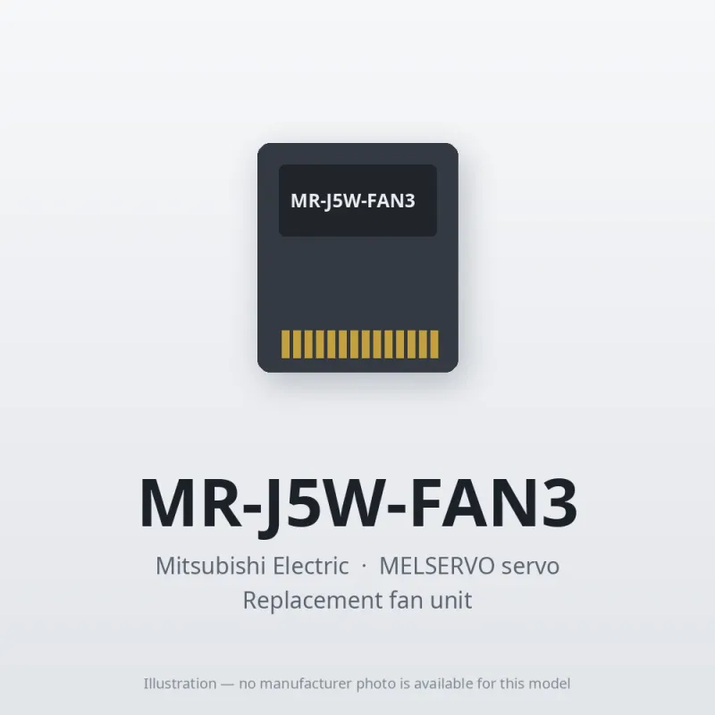 MR-J5W-FAN3 Mitsubishi MELSERVO servo Replacement fan unit