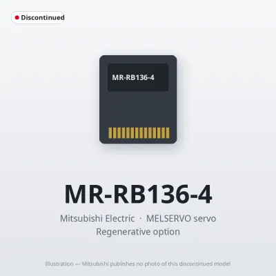 MR-RB136-4 Mitsubishi MELSERVO servo Regenerative option