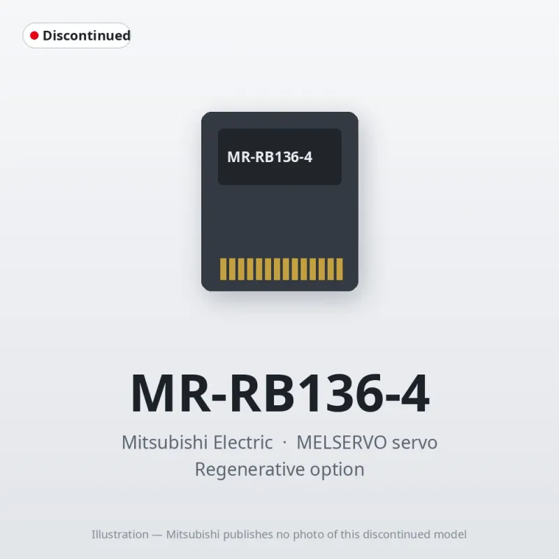 MR-RB136-4 Mitsubishi MELSERVO servo Regenerative option