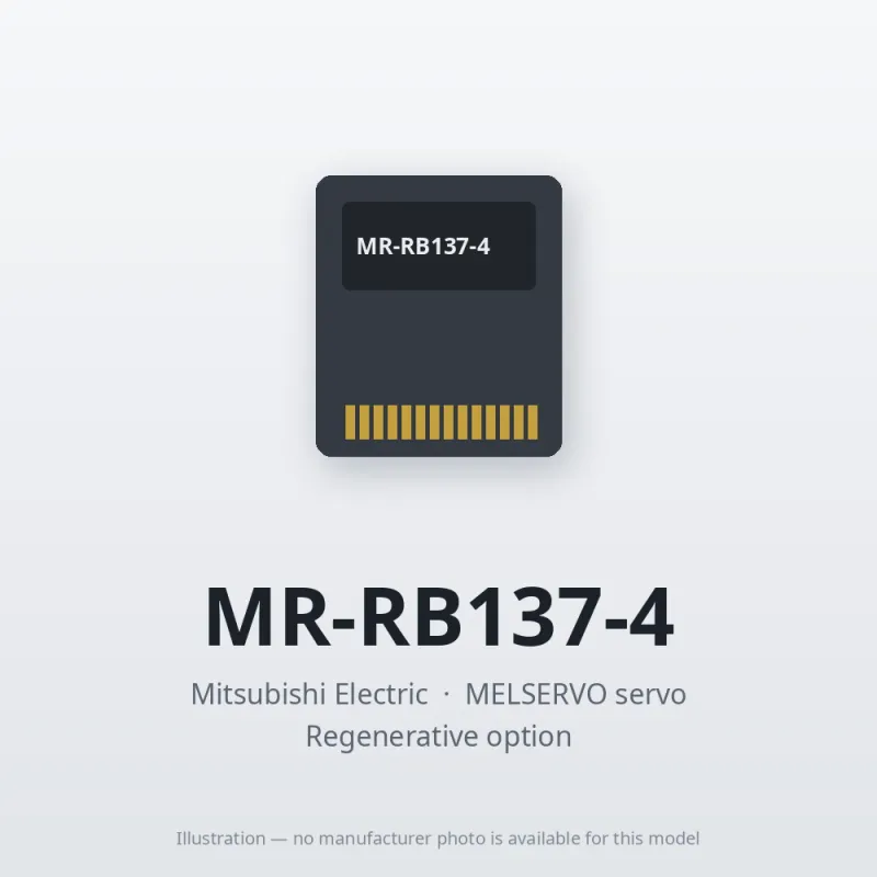 MR-RB137-4 Mitsubishi MELSERVO servo Regenerative option