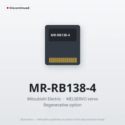 MR-RB138-4 Mitsubishi MELSERVO servo Regenerative option