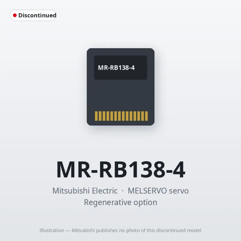 MR-RB138-4 Mitsubishi MELSERVO servo Regenerative option