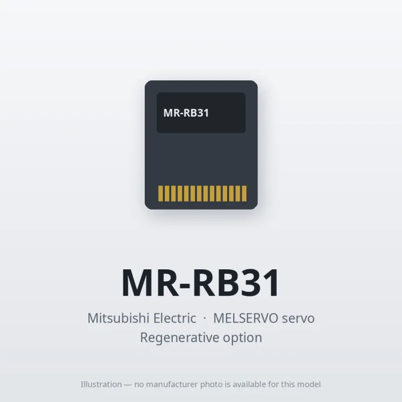 MR-RB31 Mitsubishi MELSERVO servo Regenerative option