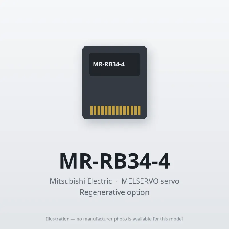 MR-RB34-4 Mitsubishi MELSERVO servo Regenerative option
