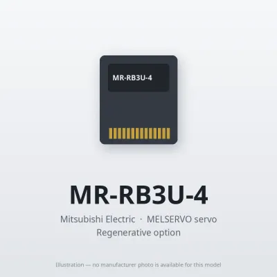 MR-RB3U-4 Mitsubishi MELSERVO servo Regenerative option