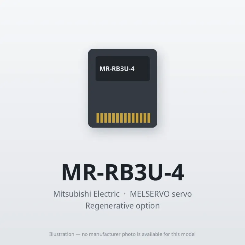MR-RB3U-4 Mitsubishi MELSERVO servo Regenerative option