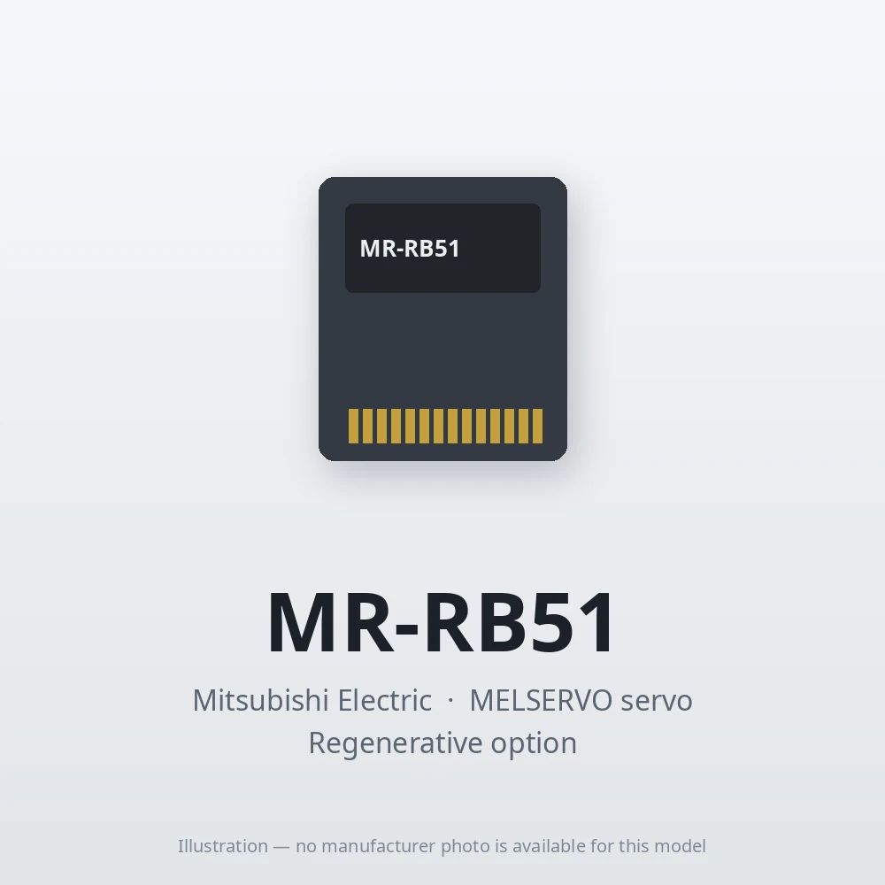 MR-RB51 Mitsubishi MELSERVO servo Regenerative option