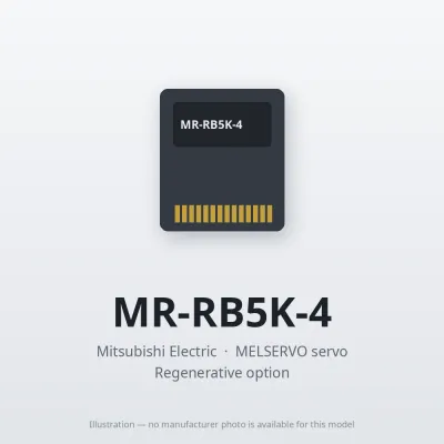 MR-RB5K-4 Mitsubishi MELSERVO servo Regenerative option