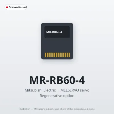 MR-RB60-4 Mitsubishi MELSERVO servo Regenerative option