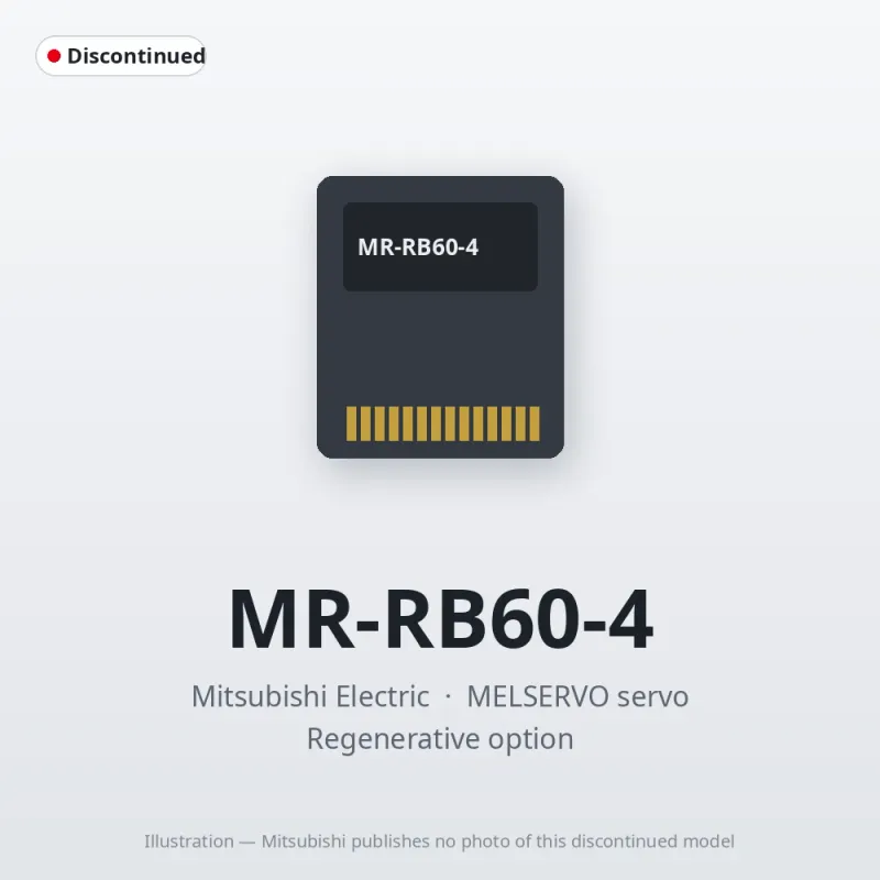 MR-RB60-4 Mitsubishi MELSERVO servo Regenerative option