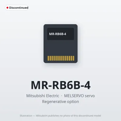 MR-RB6B-4 Mitsubishi MELSERVO servo Regenerative option