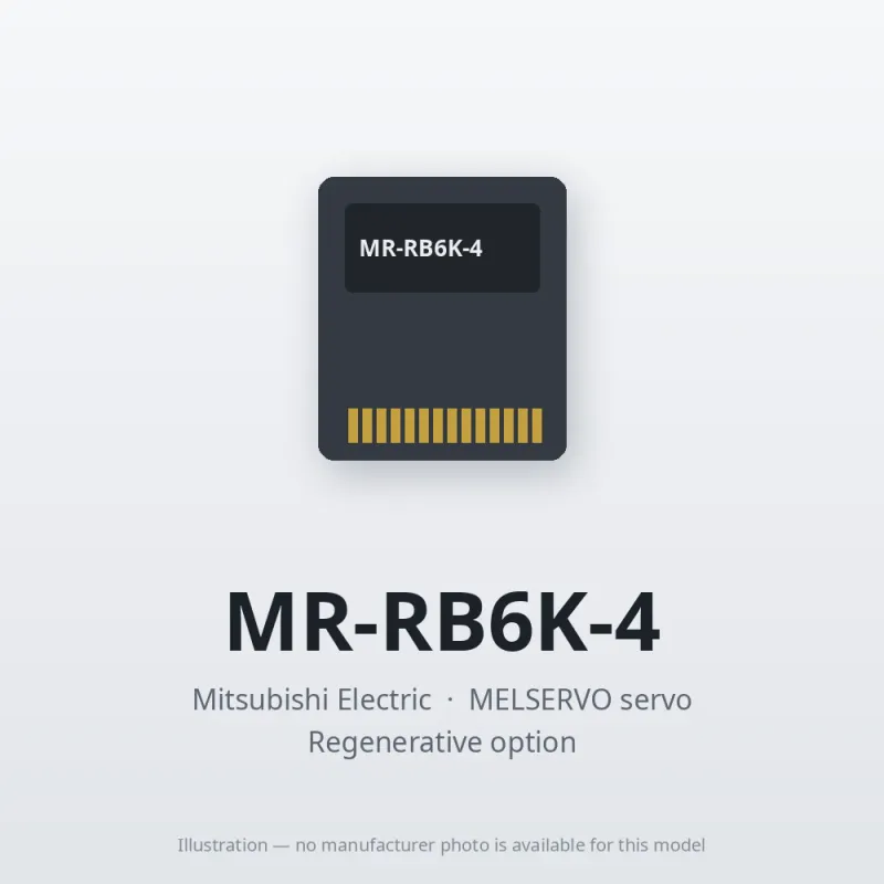 MR-RB6K-4 Mitsubishi MELSERVO servo Regenerative option