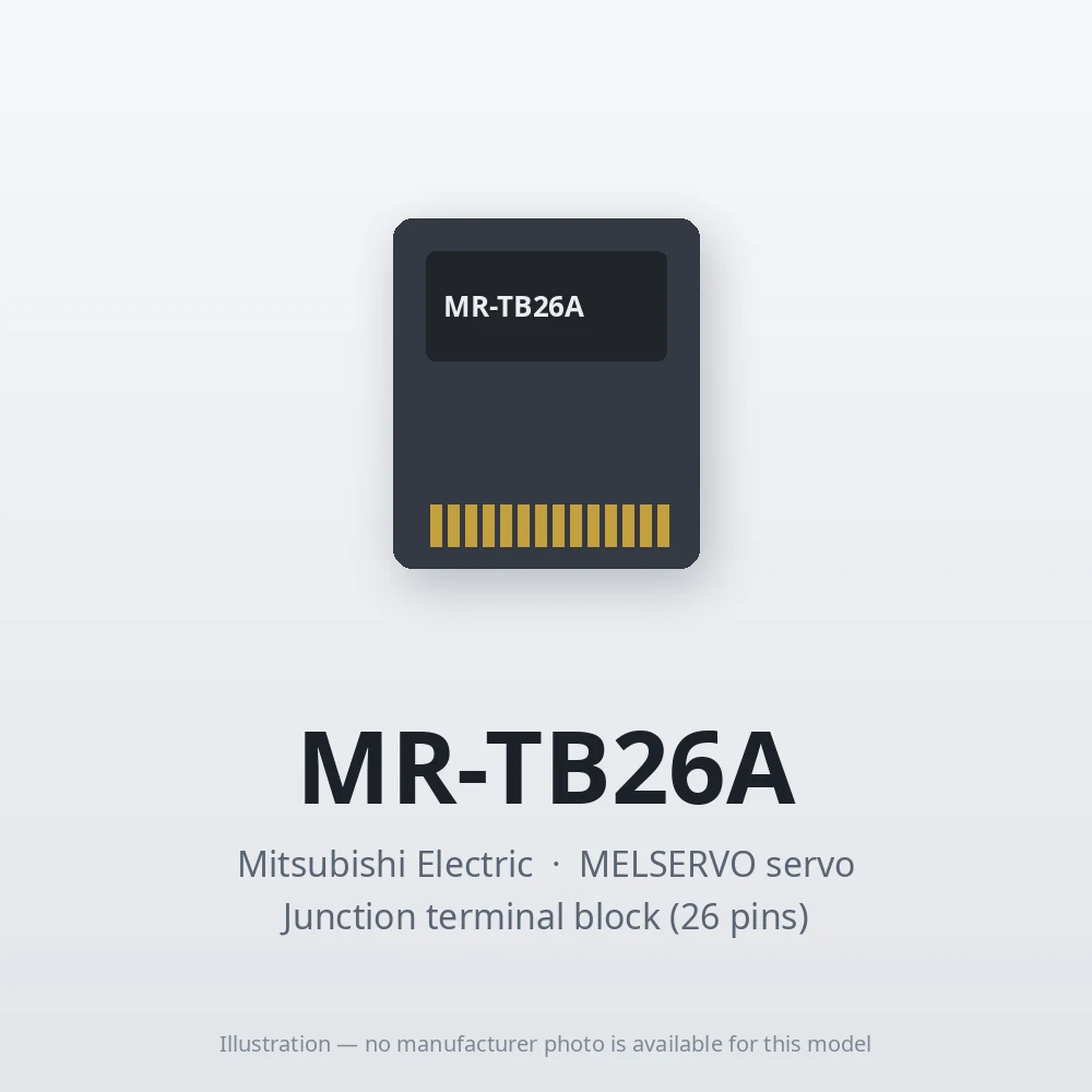 MR-TB26A Mitsubishi MELSERVO servo Junction terminal block (26 pins)