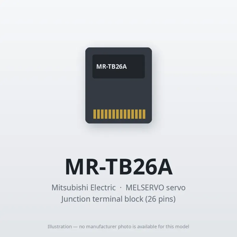 MR-TB26A Mitsubishi MELSERVO servo Junction terminal block (26 pins)