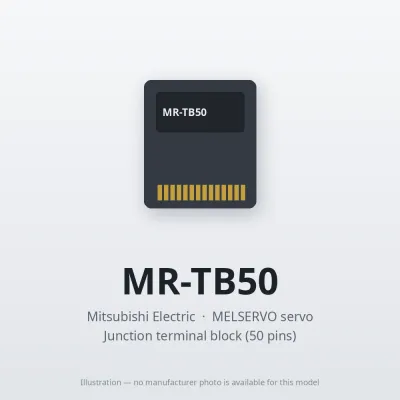 MR-TB50 Mitsubishi MELSERVO servo Junction terminal block (50 pins)