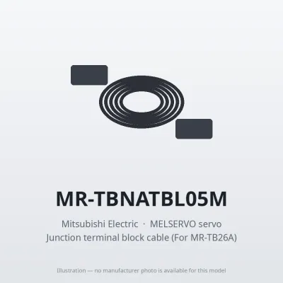 MR-TBNATBL05M Mitsubishi MELSERVO servo Junction terminal block cable (For MR-TB26A)