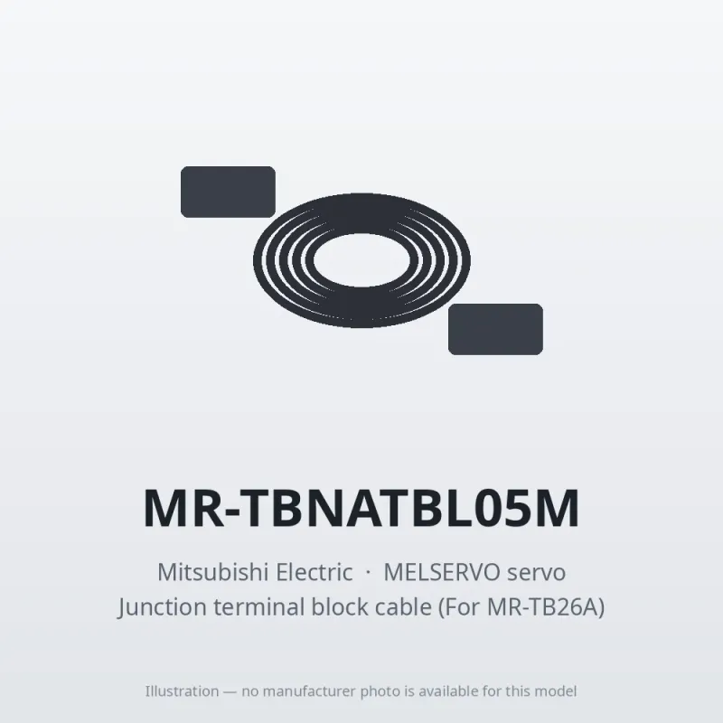 MR-TBNATBL05M Mitsubishi MELSERVO servo Junction terminal block cable (For MR-TB26A)